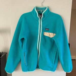 Kids Patagonia Synchilla zip up fleece jacket